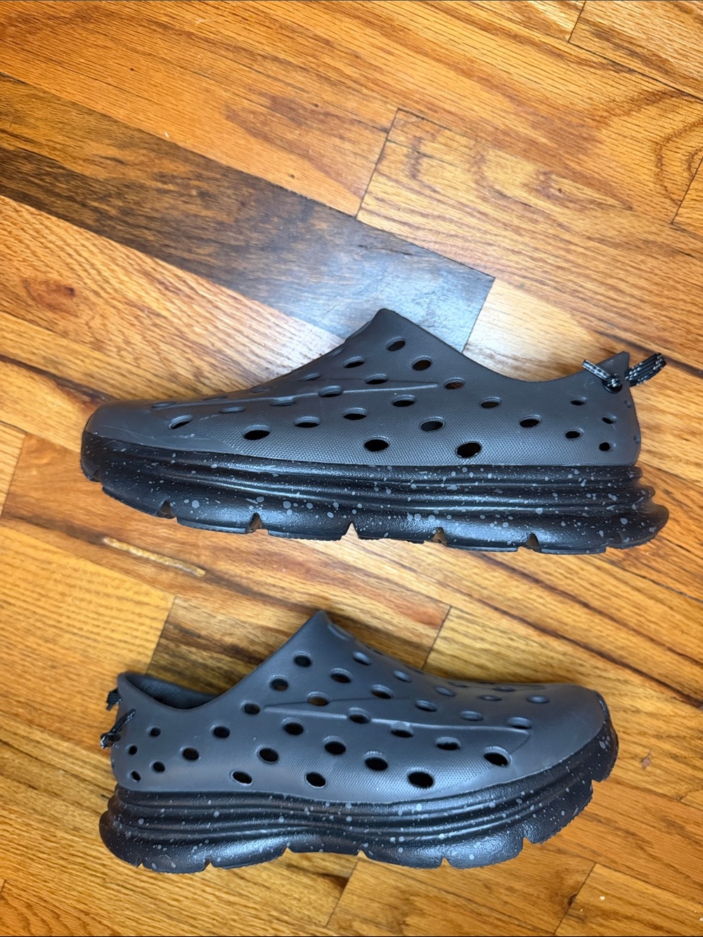 Women’s Black Foam Clog Mules - Comfortable Slip-On